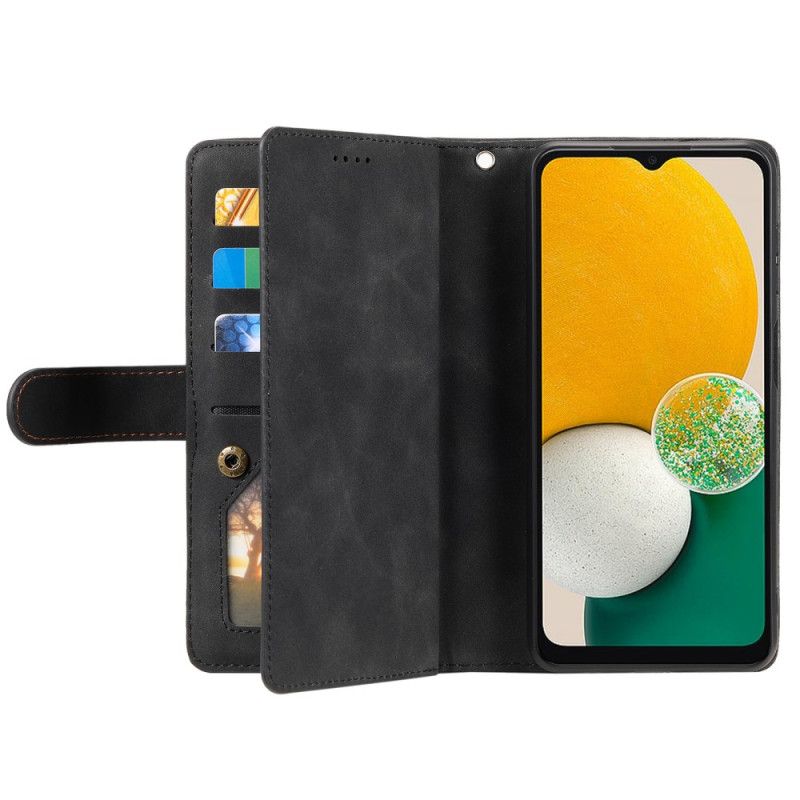 Flip Cover Samsung Galaxy S25 Fe Kortholder Og Lynlås