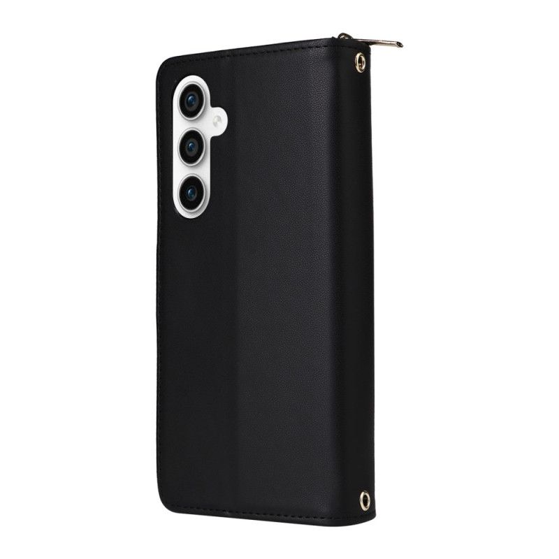 Flip Cover Samsung Galaxy S25 Fe Kunstlæder Med Rem