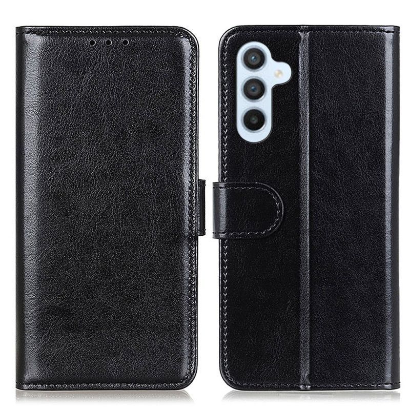 Flip Cover Samsung Galaxy S25 Fe Laklæder I Kunstlæder