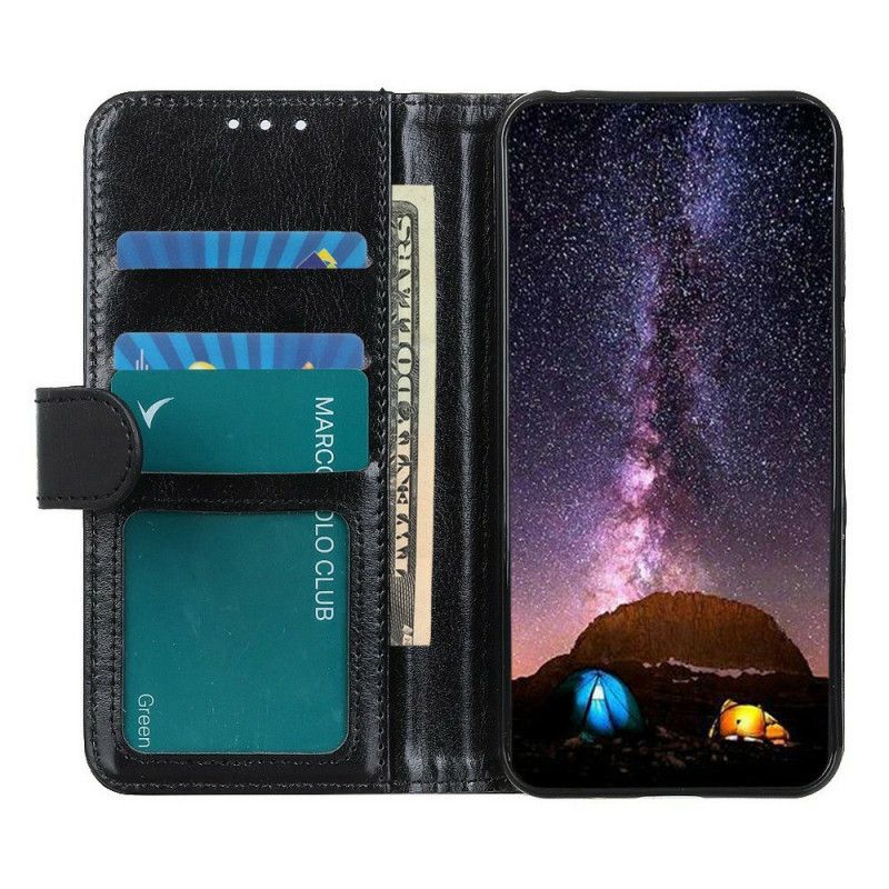 Flip Cover Samsung Galaxy S25 Fe Laklæder I Kunstlæder