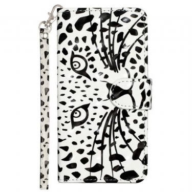 Flip Cover Samsung Galaxy S25 Fe Leopardhoved Med Snor
