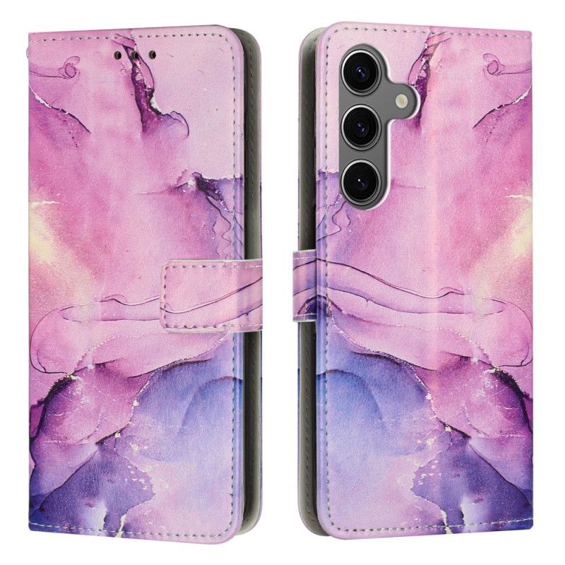 Flip Cover Samsung Galaxy S25 Fe Marmorstil