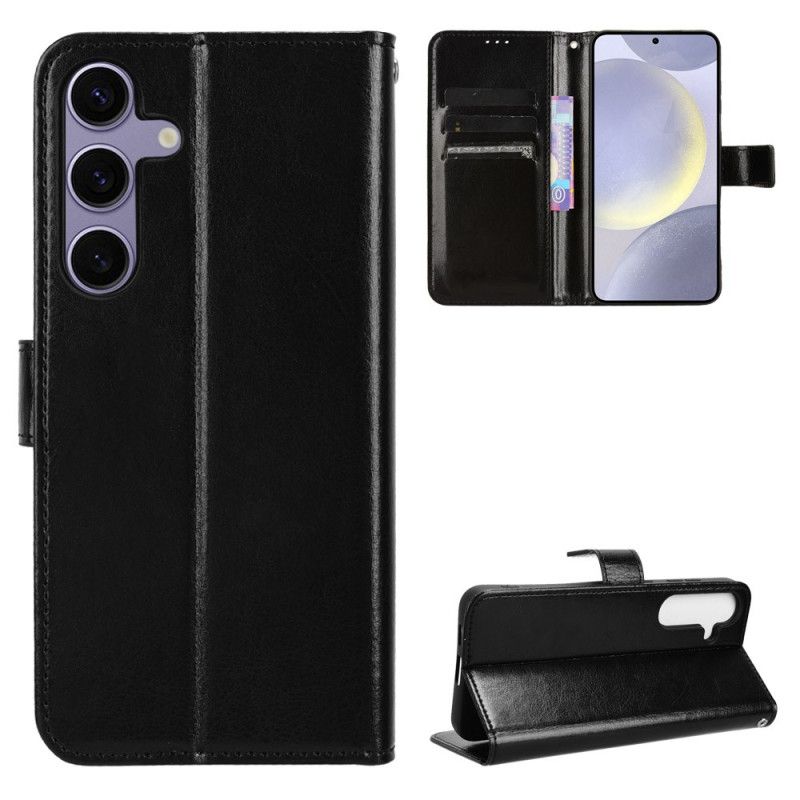 Flip Cover Samsung Galaxy S25 Fe Prangende Kunstlæder