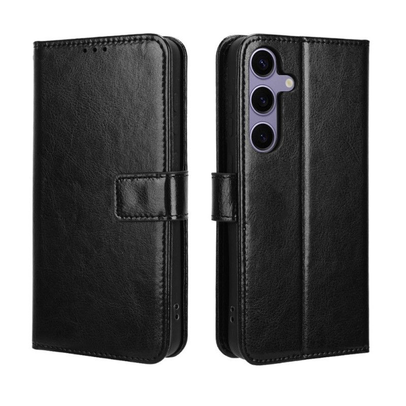 Flip Cover Samsung Galaxy S25 Fe Prangende Kunstlæder