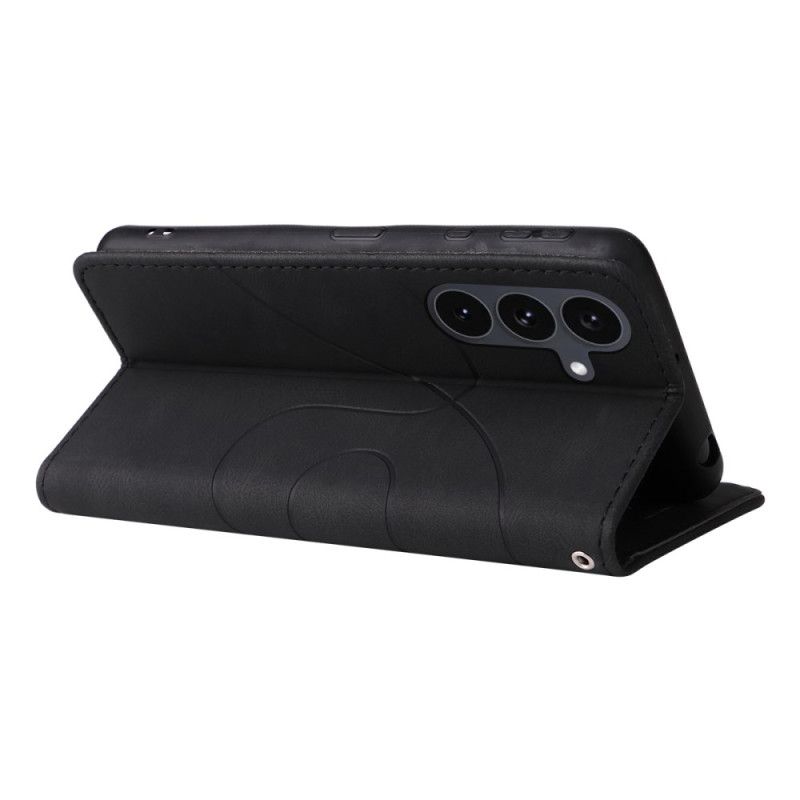 Flip Cover Samsung Galaxy S25 Fe Tofarvet Bølgemønster