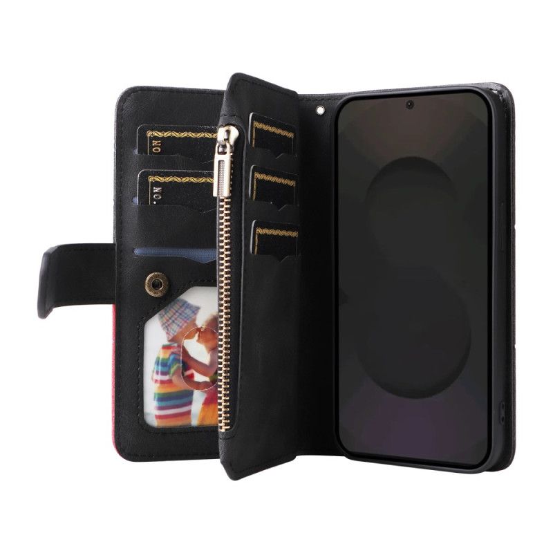 Flip Cover Samsung Galaxy S25 Fe Tofarvet Krusning