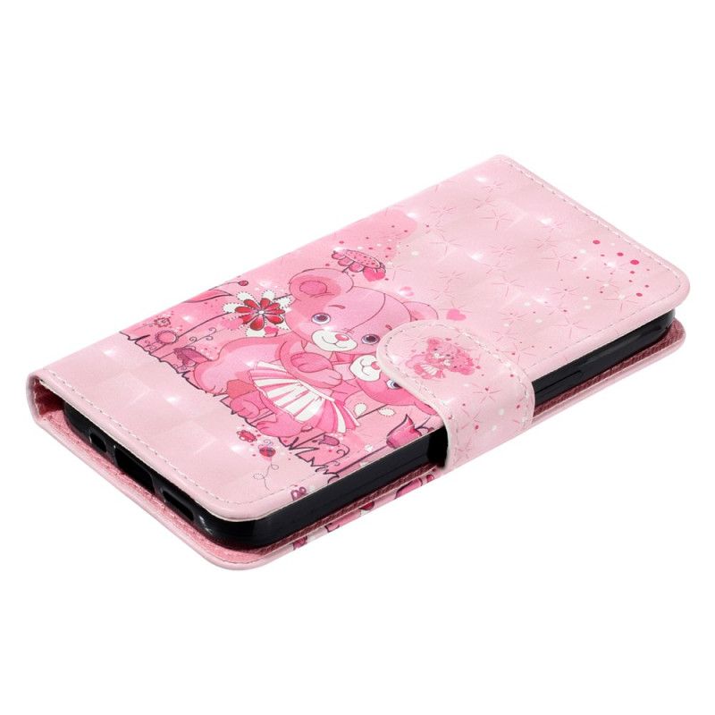Flip Cover Til Samsung Galaxy S25 Fe Bjørneunger Med Snor