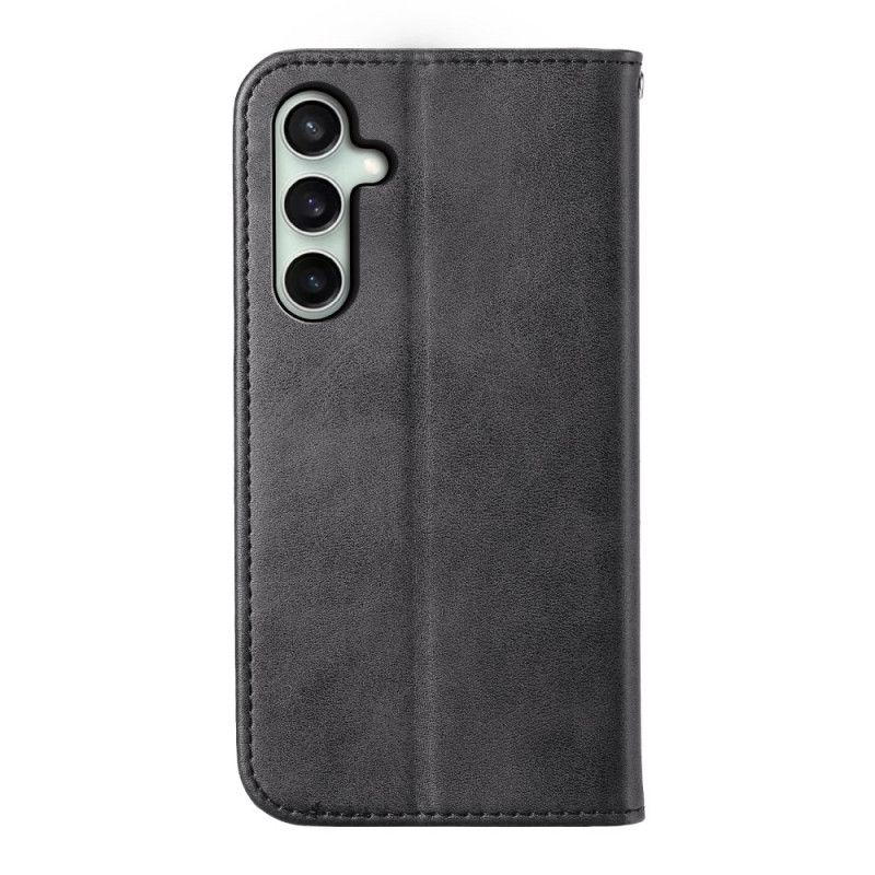 Flip Cover Til Samsung Galaxy S25 Fe Diamantmønster Med Rem