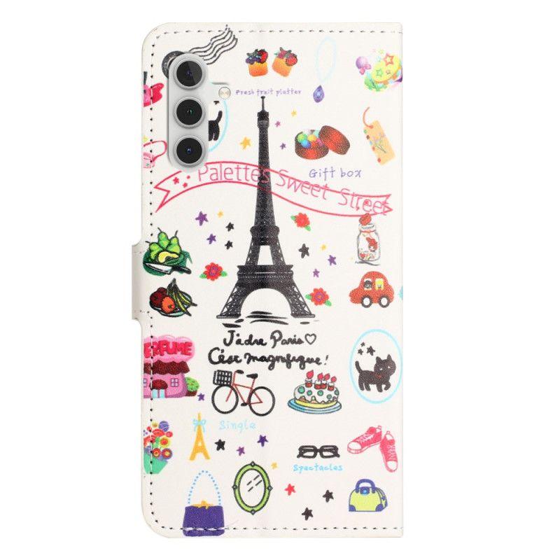 Flip Cover Til Samsung Galaxy S25 Fe Jeg Elsker Paris