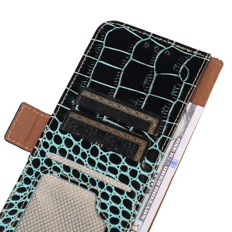 Flip Cover Til Samsung Galaxy S25 Fe Krokodillestil