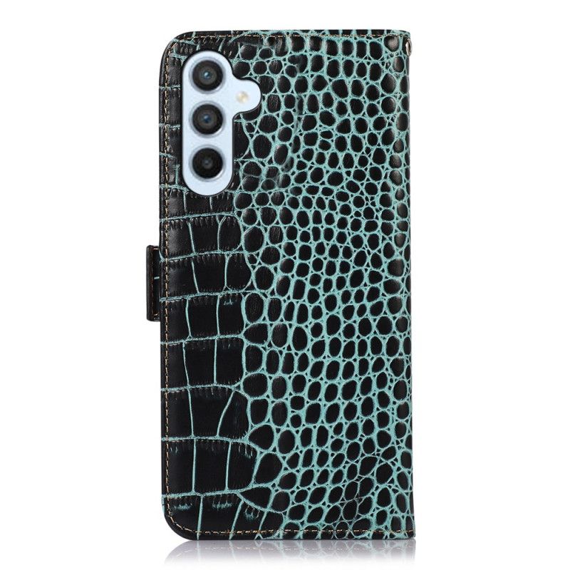 Flip Cover Til Samsung Galaxy S25 Fe Krokodillestil