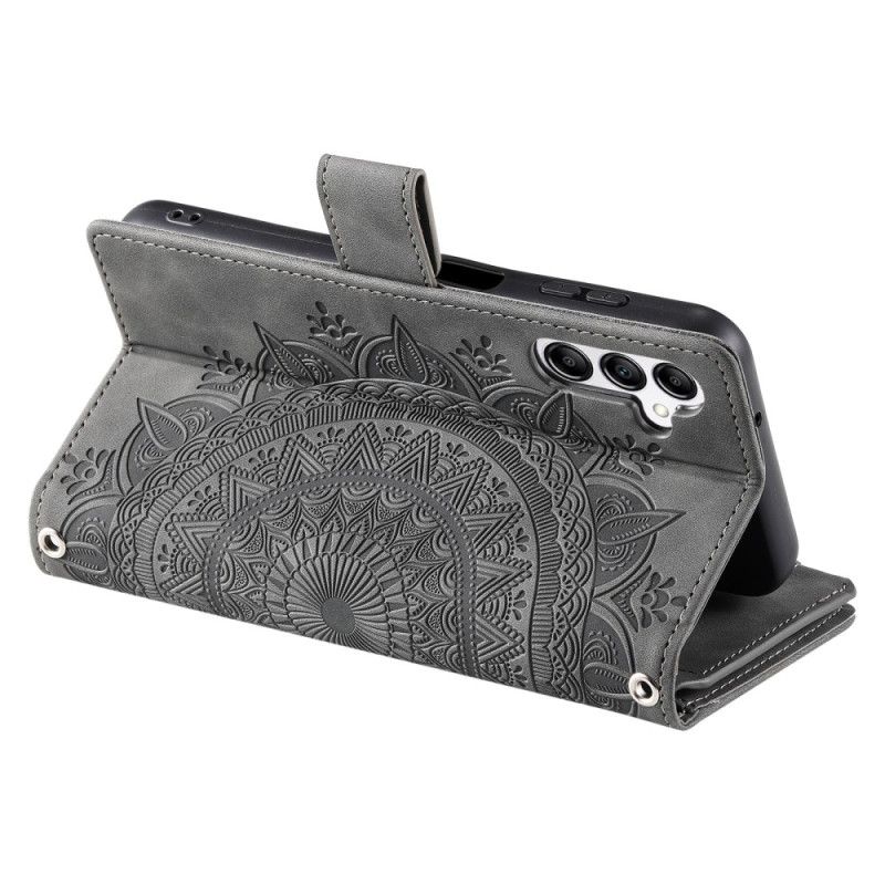 Flip Cover Til Samsung Galaxy S25 Fe Mandala-pung Med Rem