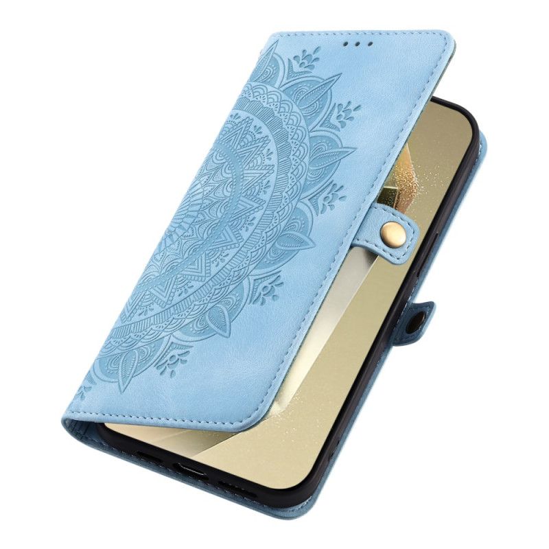 Flip Cover Til Samsung Galaxy S25 Fe Mandala Ruskindseffekt