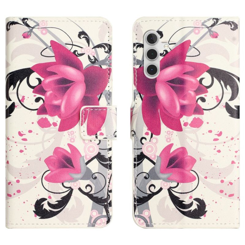 Flip Cover Til Samsung Galaxy S25 Fe Motiv Af Lotus