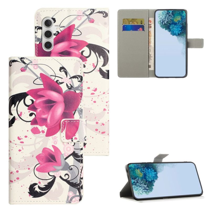 Flip Cover Til Samsung Galaxy S25 Fe Motiv Af Lotus