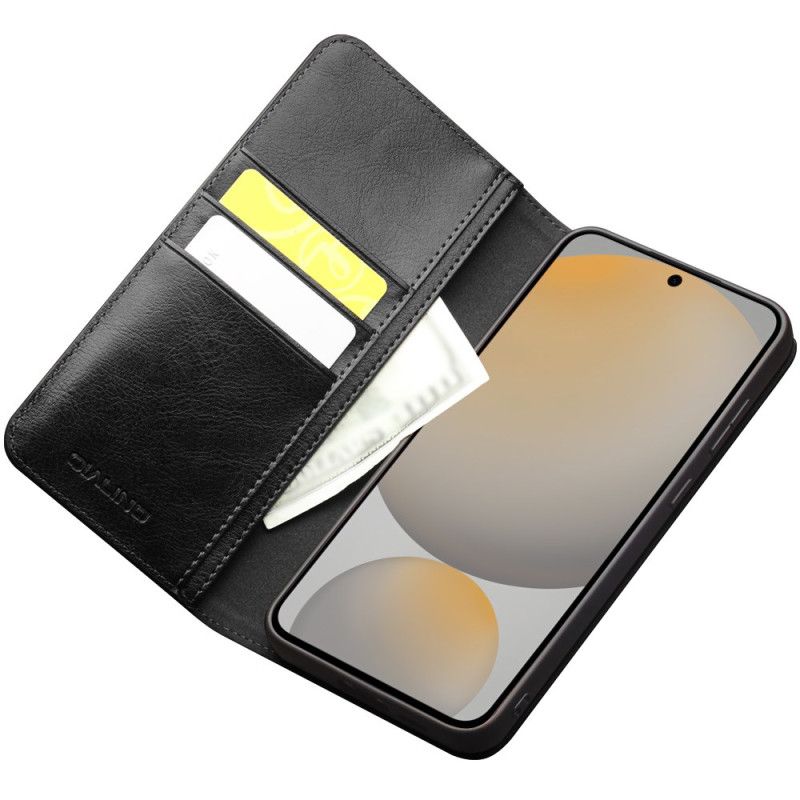 Flip Cover Til Samsung Galaxy S25 Fe Qialino Læder