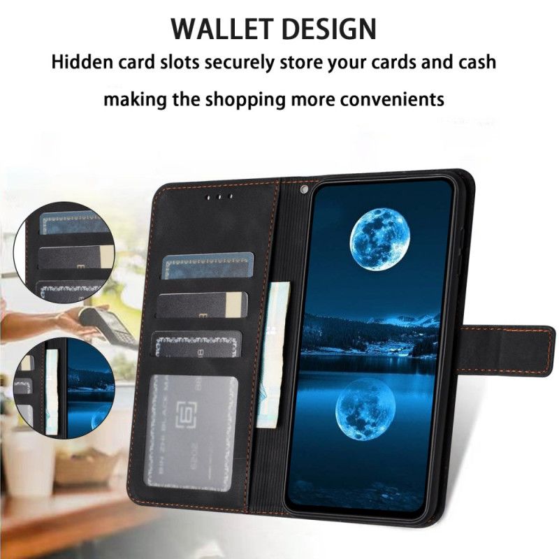 Flip Cover Til Samsung Galaxy S25 Fe Ruskindseffekt