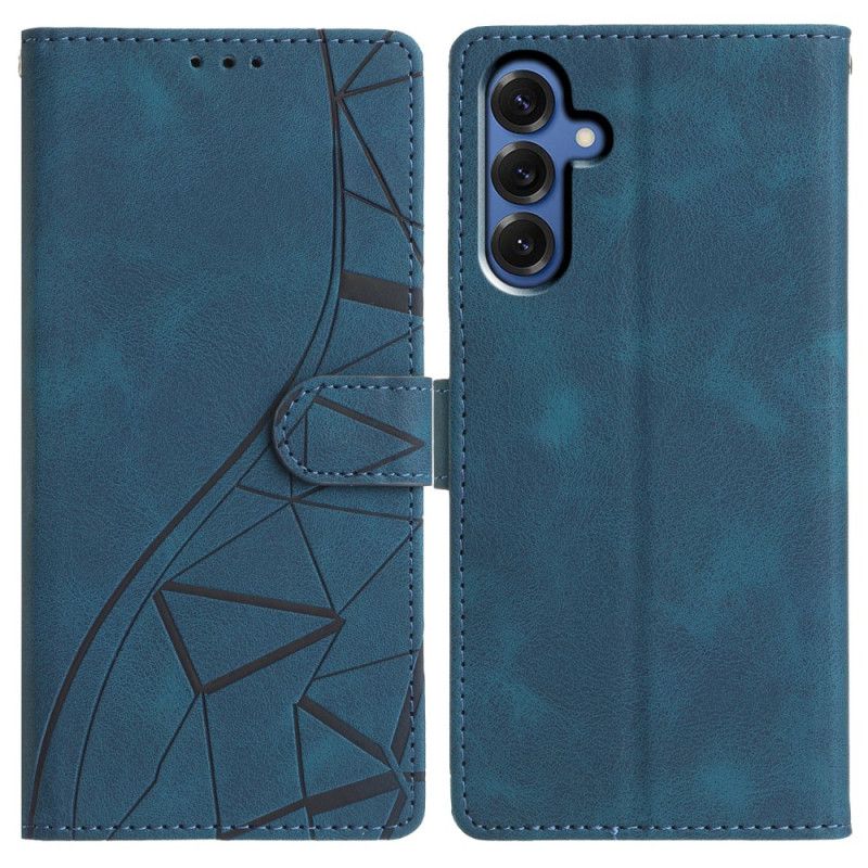 Flip Cover Til Samsung Galaxy S25 Fe Trekantet Mønster