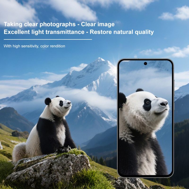 Hærdet Glaslinsebeskytter Til Samsung Galaxy S25 Fe (sort Cirkeldesign) Imak