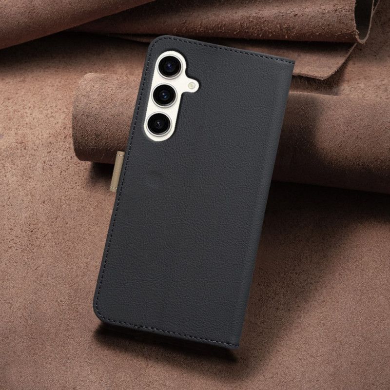 Læder Cover Samsung Galaxy S25 Fe Blomsterprint Binfen Farve