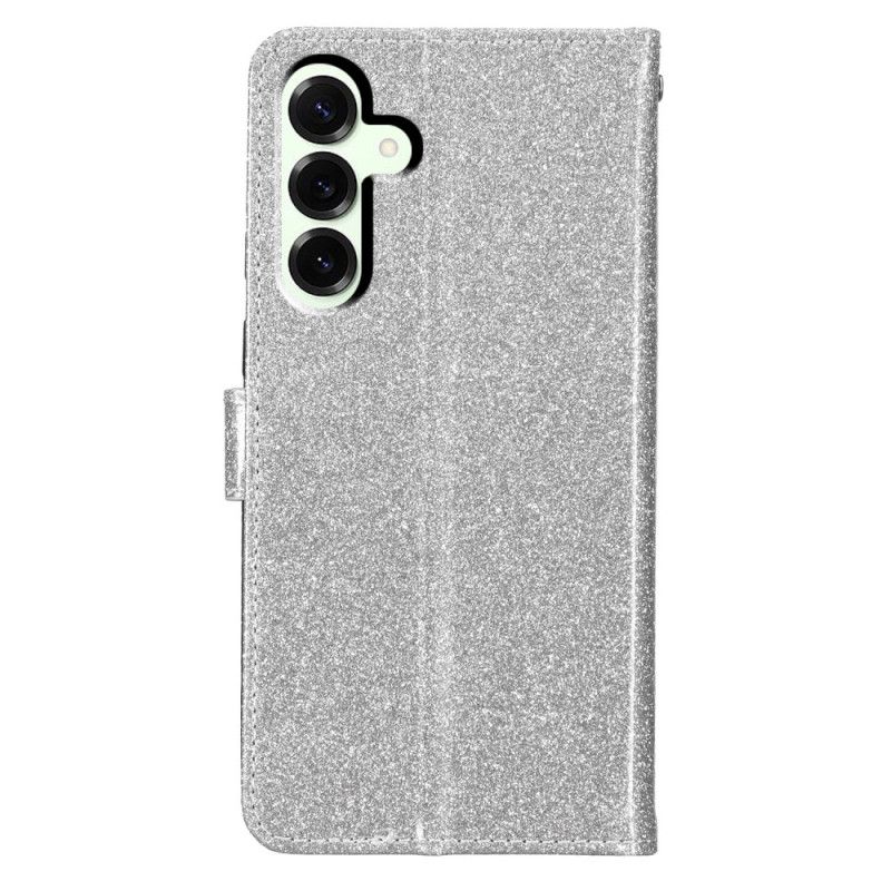 Læder Cover Samsung Galaxy S25 Fe Pailletter