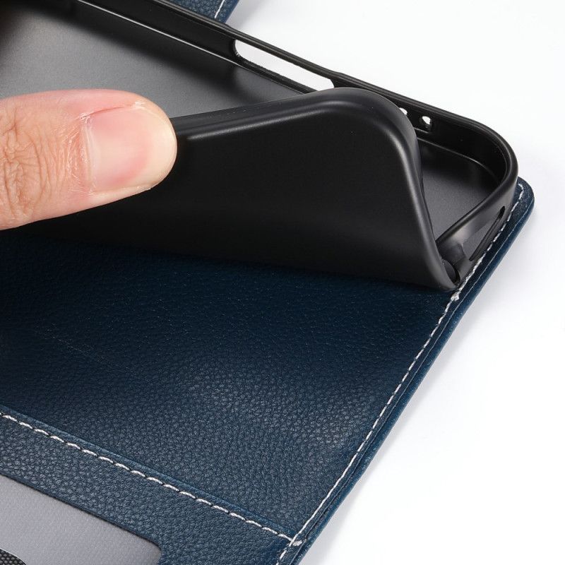 Læder Cover Samsung Galaxy S25 Fe Telefon Etui Ensfarvet Lædereffekt