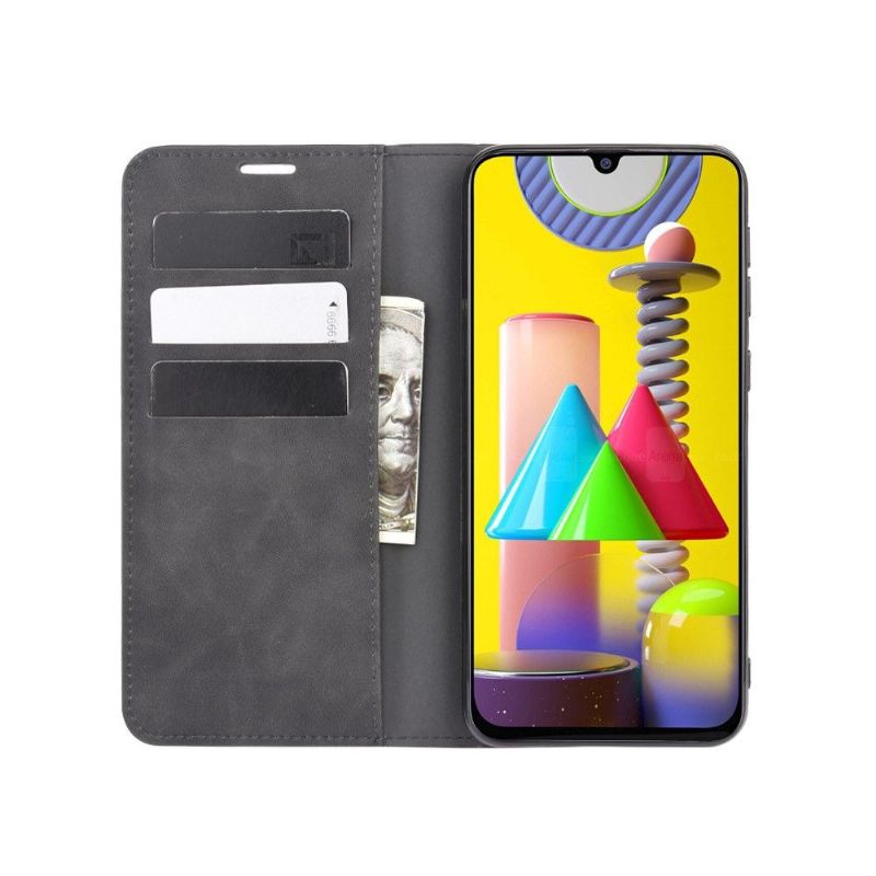 Flip Cover Samsung Galaxy M31 Anti-fald Business Retro