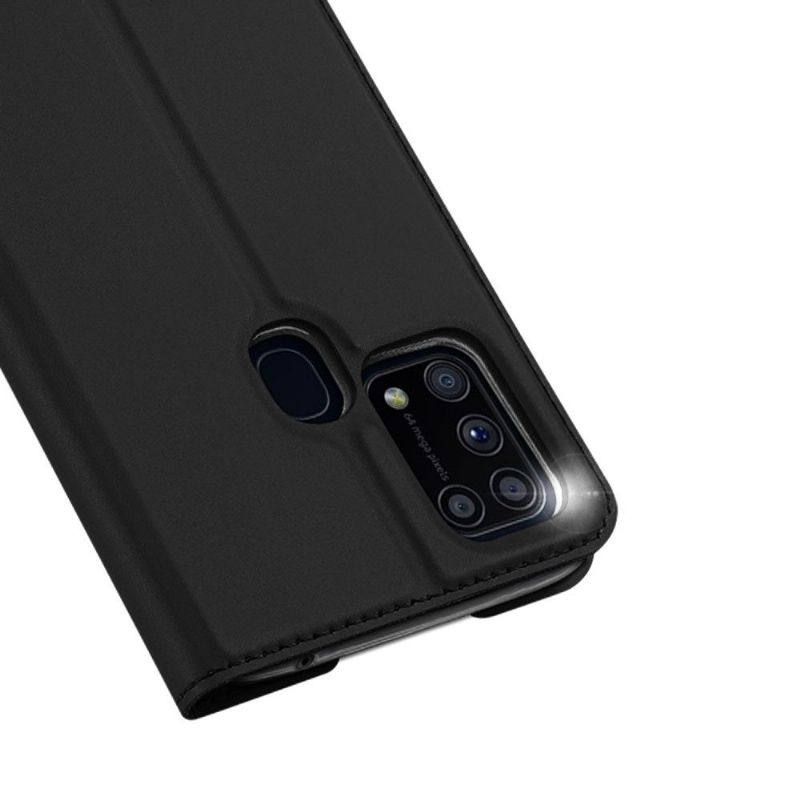 Læder Cover Samsung Galaxy M31 Satin Belægning