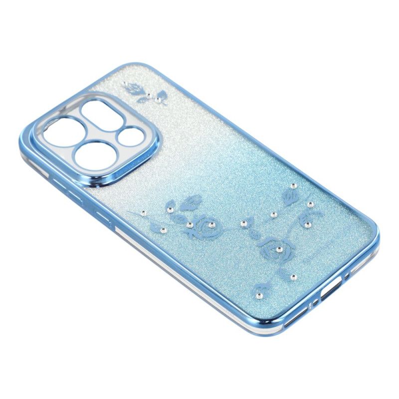 Cover Oppo Find X9 5g Kadem Blomster- Og Rhinstensremme