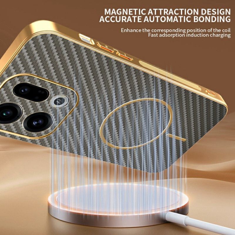 Cover Til Oppo Find X9 5g Kulfibertekstur