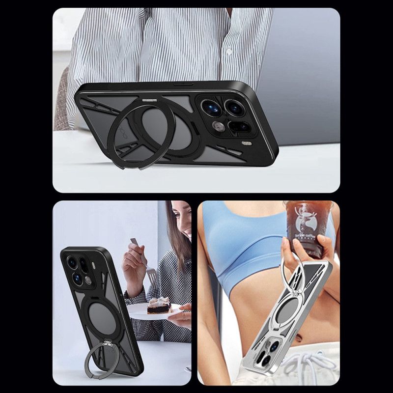 Cover Til Oppo Find X9 5g Roterende Magnetisk Montering Og Varmeafledning