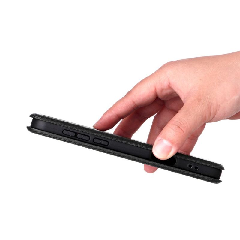 Flip Cover Oppo Find X9 5g Kulfibertekstur