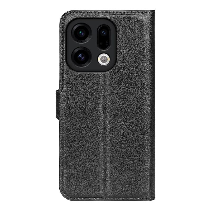 Flip Cover Oppo Find X9 5g Litchi-kunstlæder