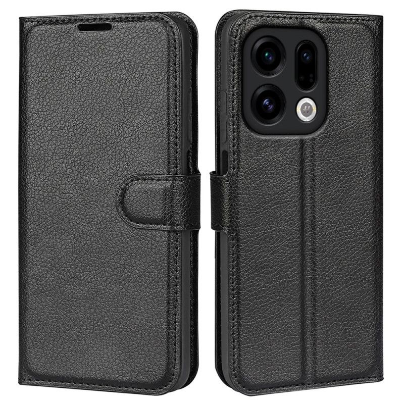 Flip Cover Oppo Find X9 5g Litchi-kunstlæder