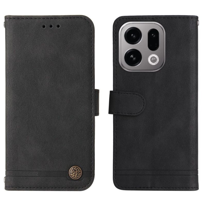 Læder Cover Oppo Find X9 5g Dekorativ Nitte