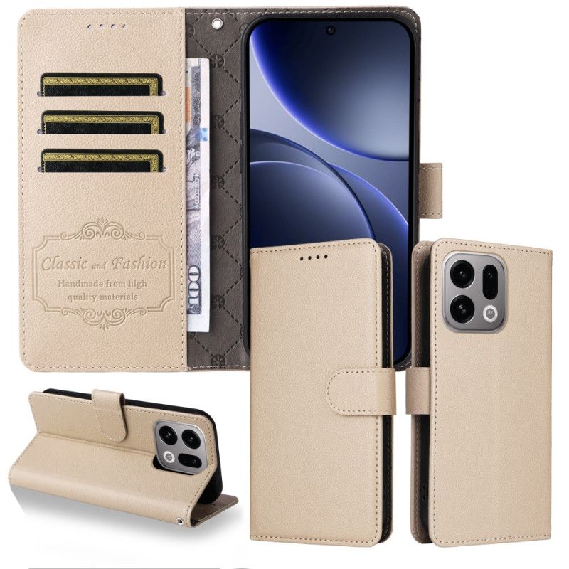 Læder Cover Oppo Find X9 5g Telefon Etui Rfid-beskyttelse