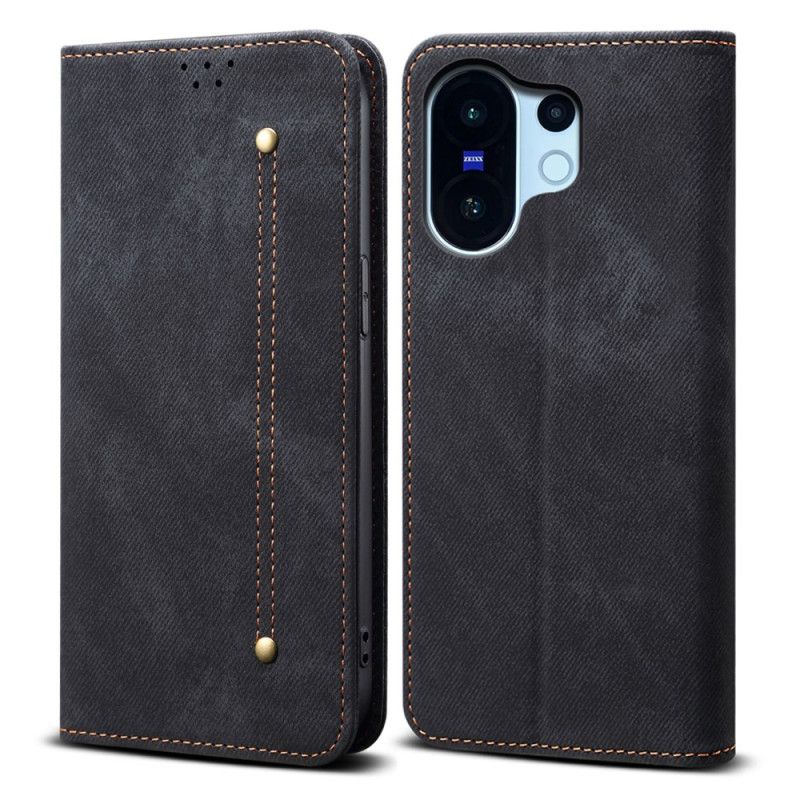 Flip Cover Vivo X200 Fe Denimstof