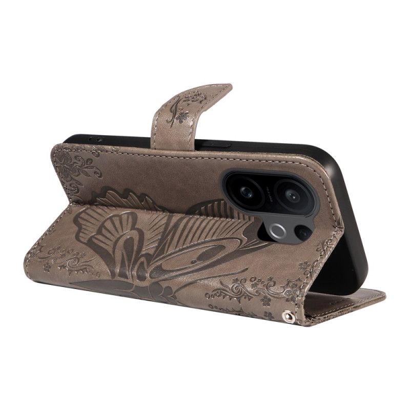 Flip Cover Vivo X200 Fe Grafisk Sommerfugl