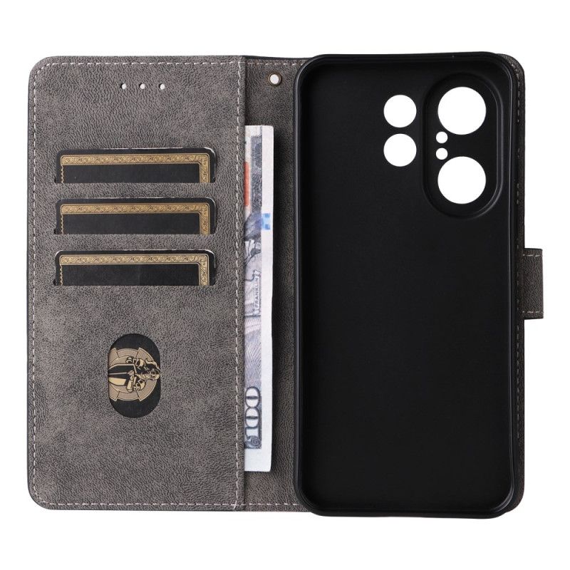 Flip Cover Vivo X200 Fe Rem Med Ruskindseffekt