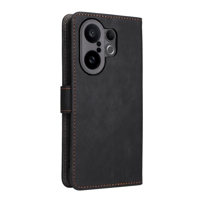 Flip Cover Vivo X200 Fe Rem Med Ruskindseffekt