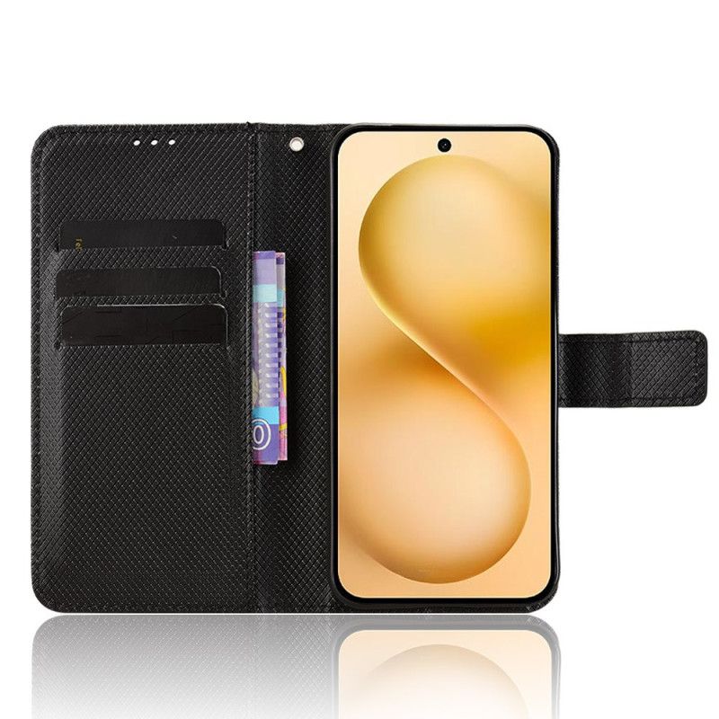 Flip Cover Vivo X200 Fe Tekstureret Kunstlæder