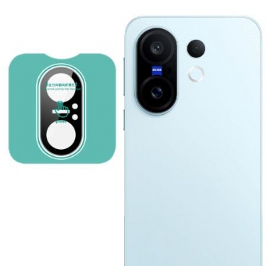 Hærdet Glaslinsebeskytter Til Vivo X200 Fe Med Selvjusterende Ramme (sort Version)