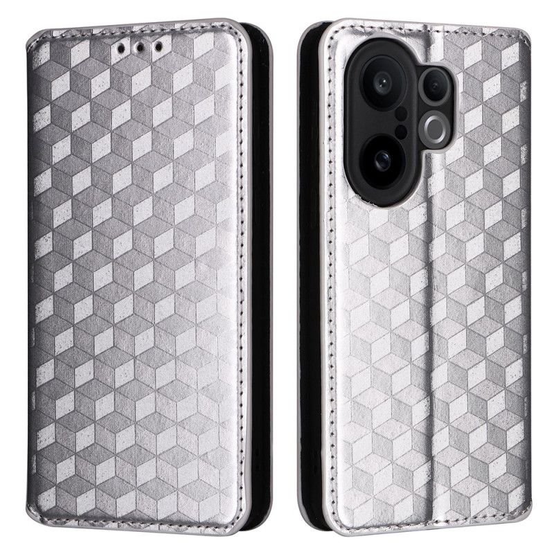 Læder Cover Vivo X200 Fe Telefon Etui Diamanter