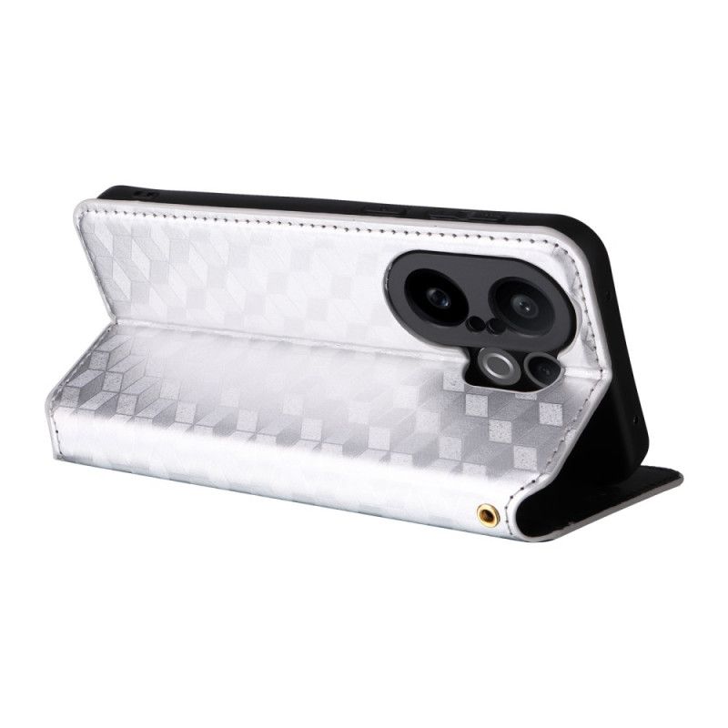 Læder Cover Vivo X200 Fe Telefon Etui Diamanter