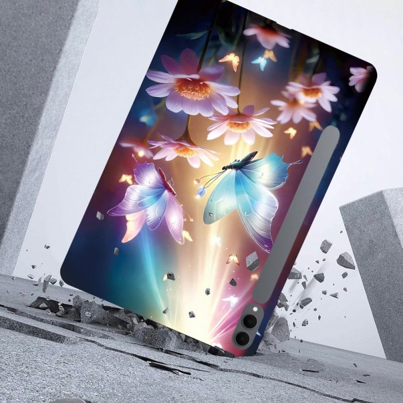 Cover Samsung Galaxy Tab S11 Ultra Sommerfugle I Lyset