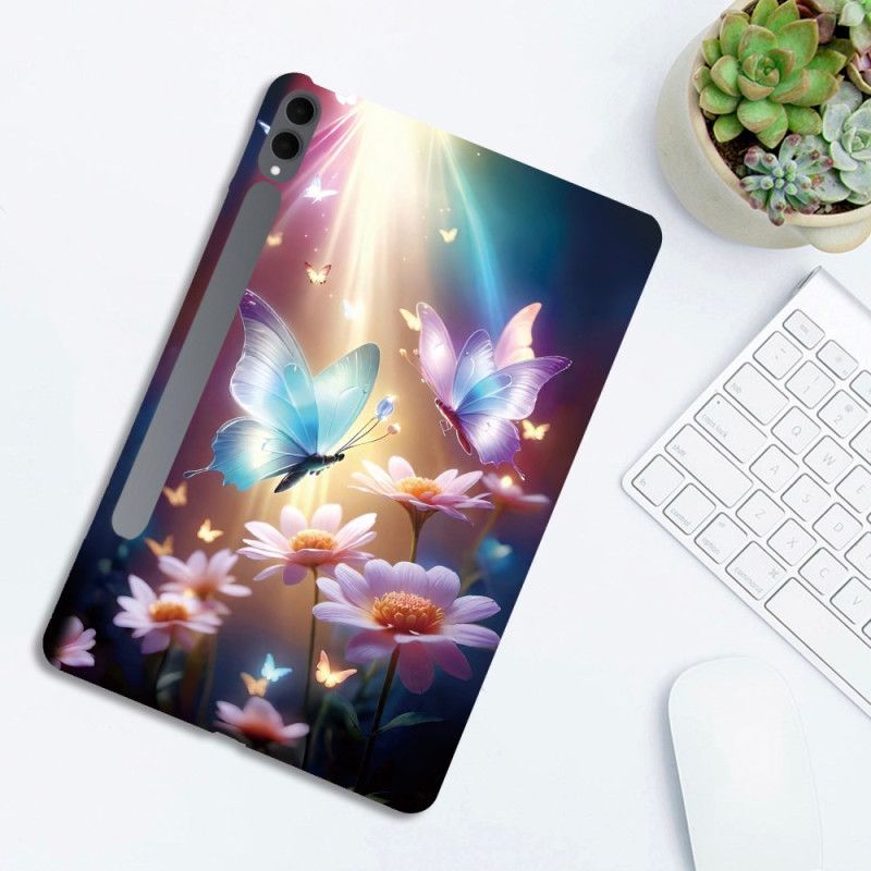 Cover Samsung Galaxy Tab S11 Ultra Sommerfugle I Lyset