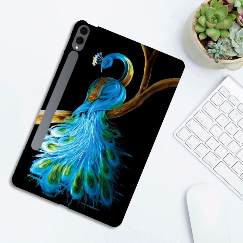 Cover Samsung Galaxy Tab S11 Ultra Telefon Etui Påfugl