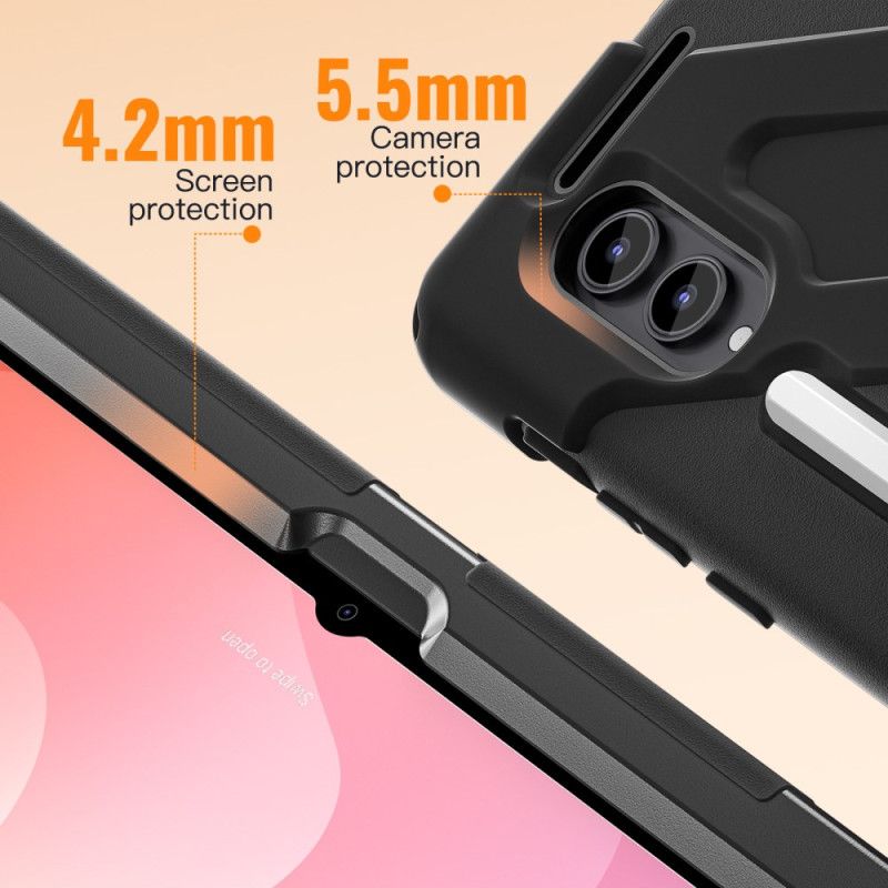 Cover Samsung Galaxy Tab S11 Ultra Tredobbelt Beskyttelse Med Roterende Håndtag