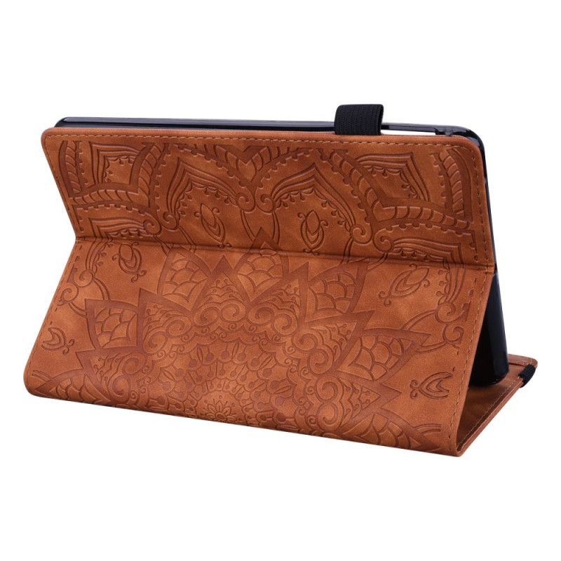 Etui Samsung Galaxy Tab S11 Ultra Mandala Med Ruskindseffekt