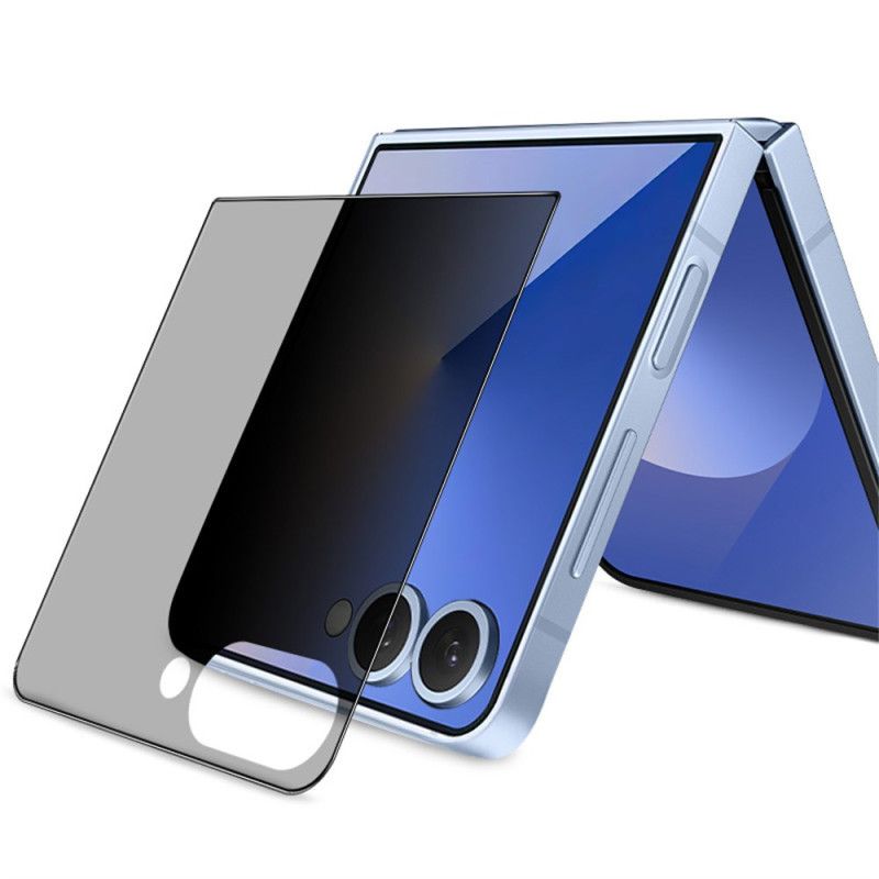 Anti-spionage Hærdet Glas Bagskærmbeskytter Til Samsung Galaxy Z Flip 7